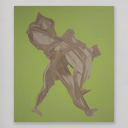 study for two figures in yellow #1