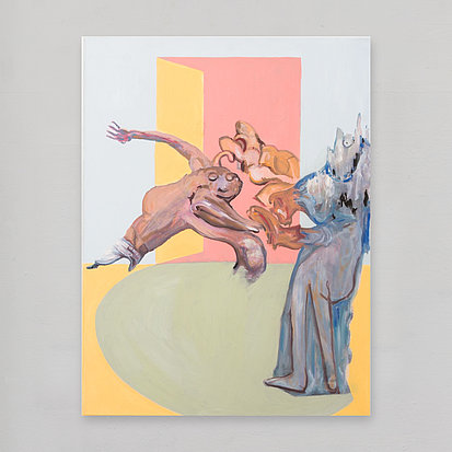 the torment of aglauros, triptych (right panel)