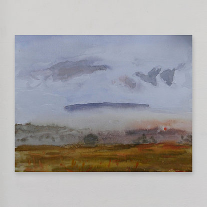 sunrise, churchinford moor