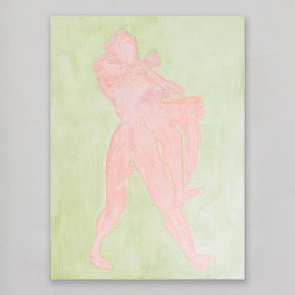 two figures on a green background  #1 of 2